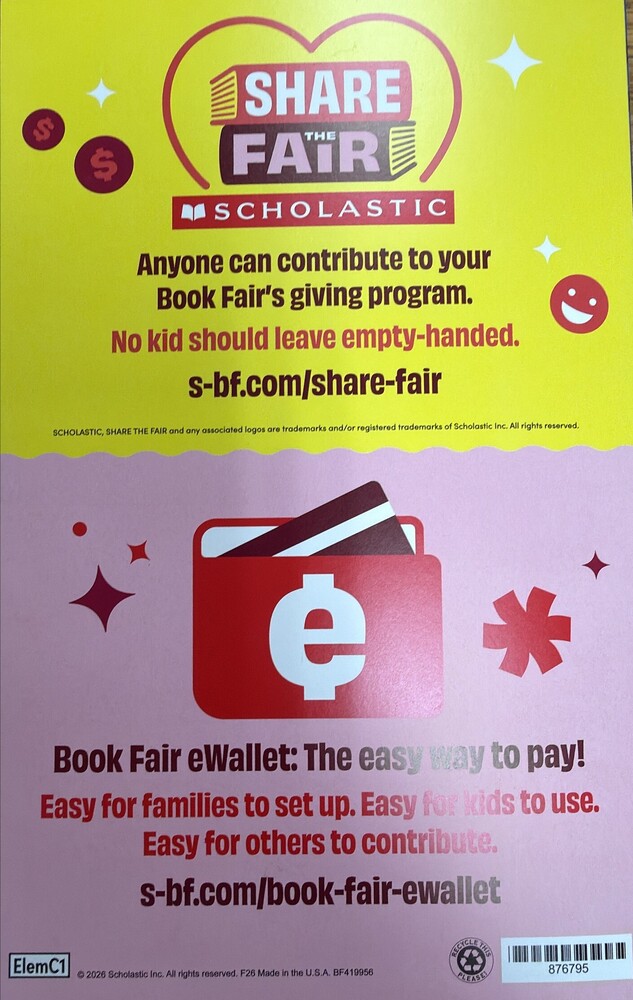 Book Fair e-wallet flyer