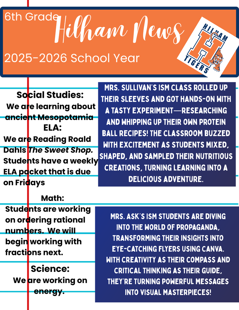 5th/6th Newsletter