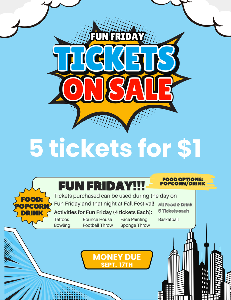 Fun Friday Tickets on Sale