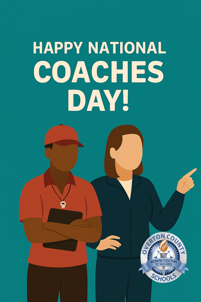 Happy national Coaches day- - image of male and female coaches