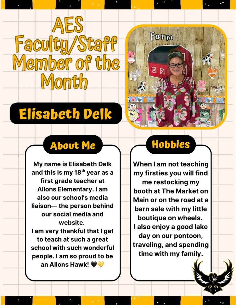 faculty member of the month