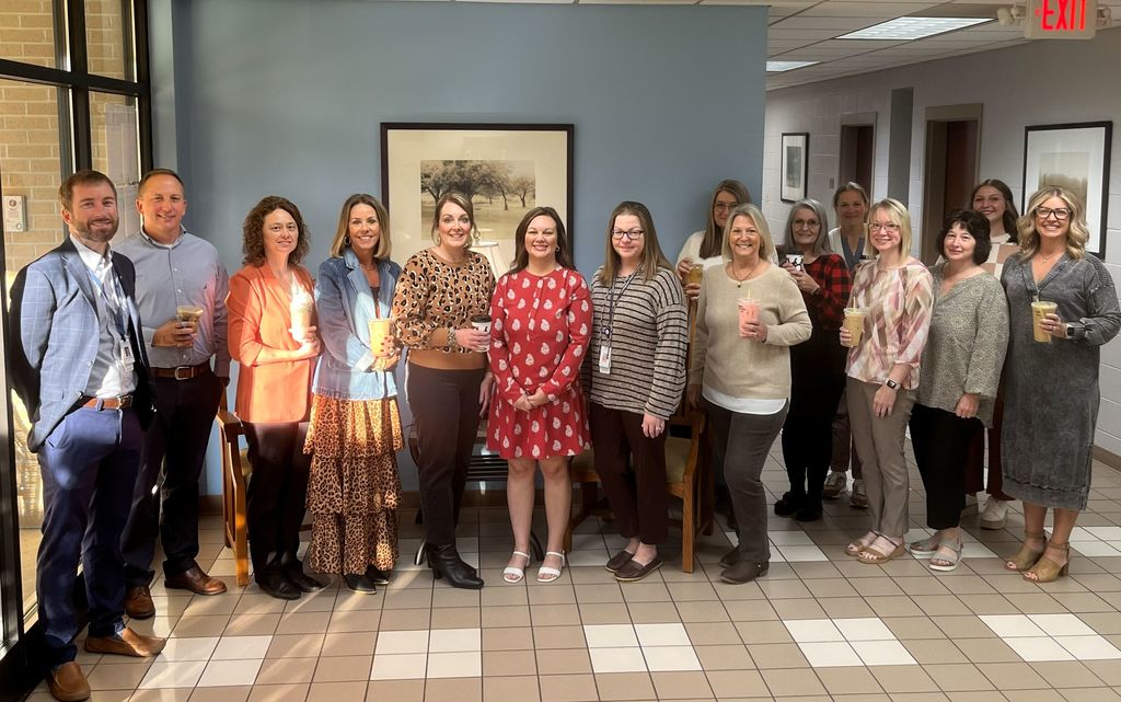 Central office staff provided with Coffee by Livingston Regional Hospital