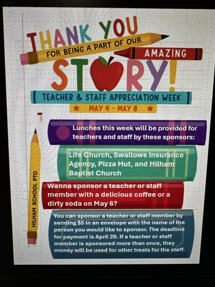 sponsor a teacher or staff member