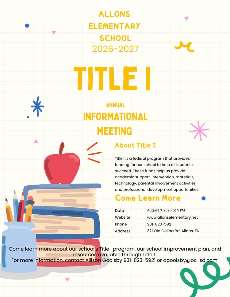 title 1 informational meeting 