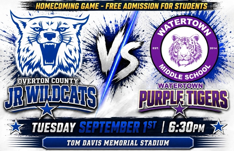 Go support of Jr. Wildcats tomorrow!! All students have free admission.