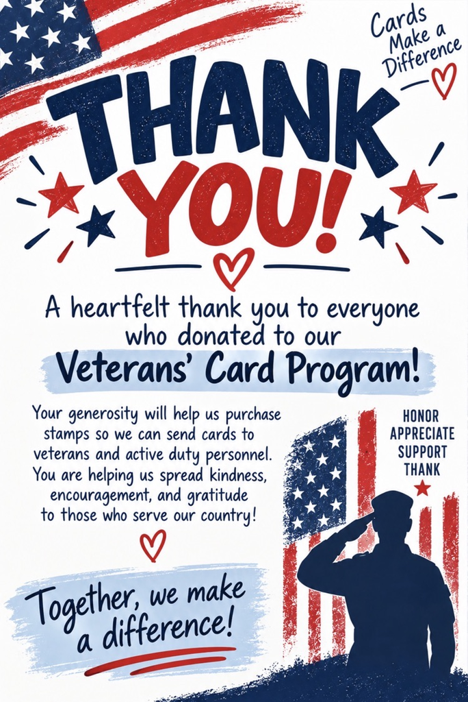 Veterans’ Program- Thank you.