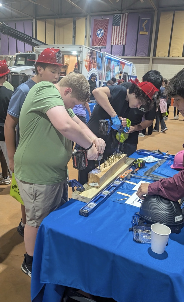 Today, our 8th grade students had the exciting opportunity to attend a Career Fair at Hyder-Burks and tour Tennessee Tech University.