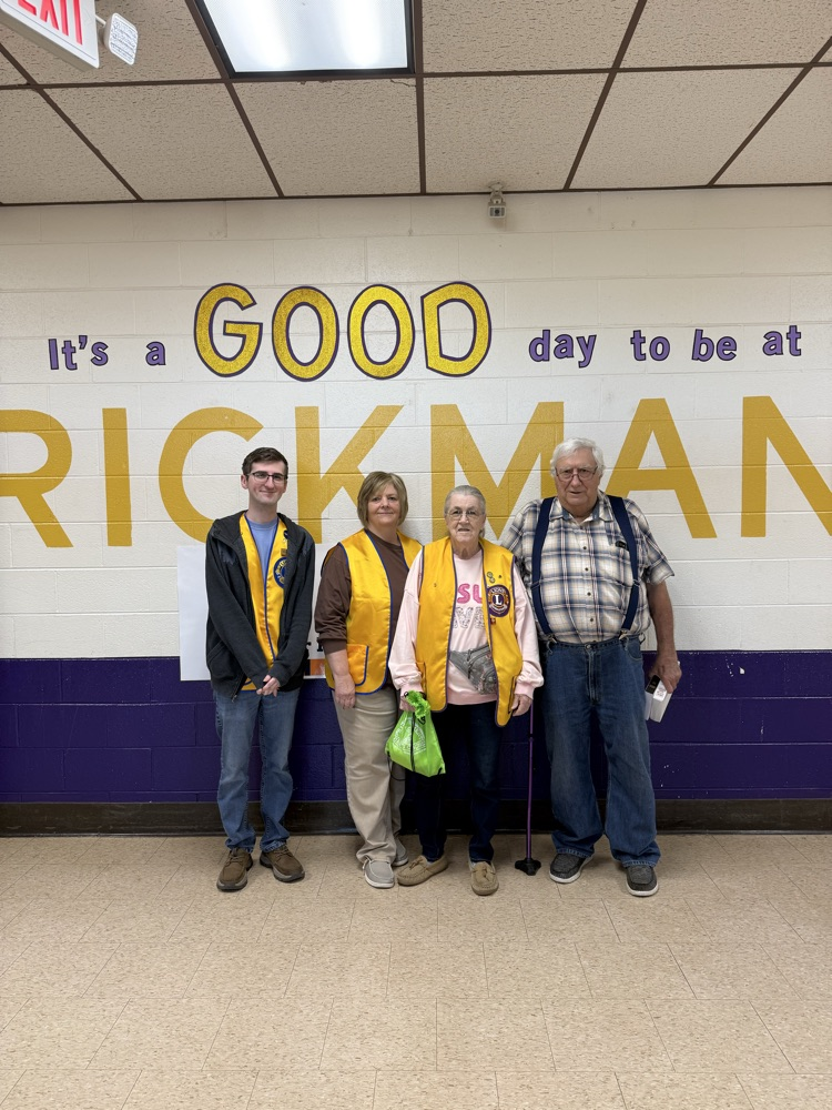 Thank you to the Lions Club for providing vision screening for our PreK, Kindergarten, and 1st grade students.