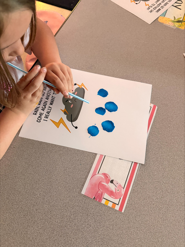 student coloring