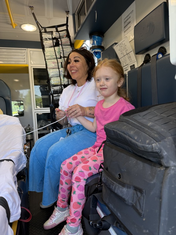 student visit from EMS