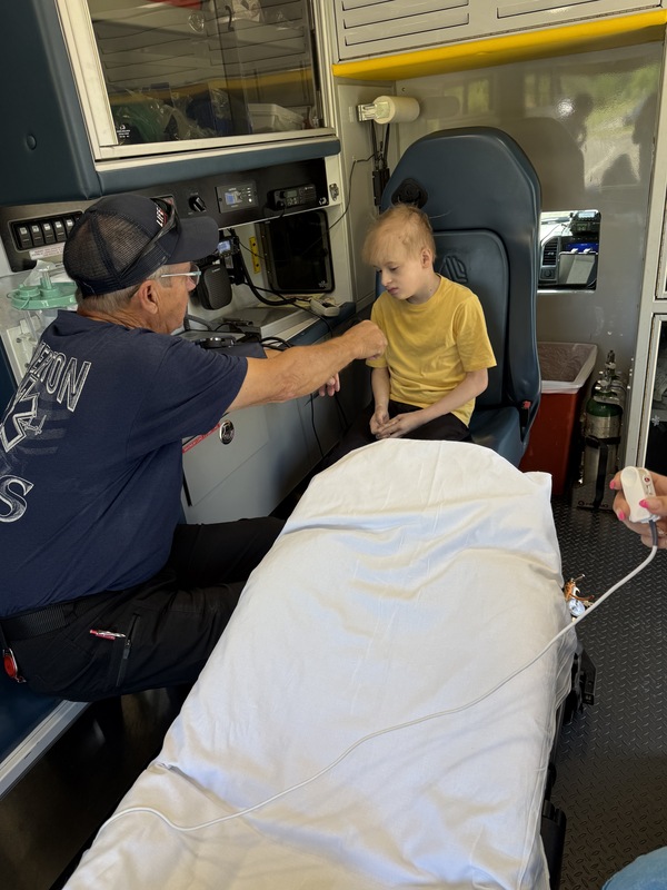 Student visit from EMS
