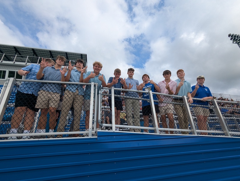 Sophomore Boys in the Stands