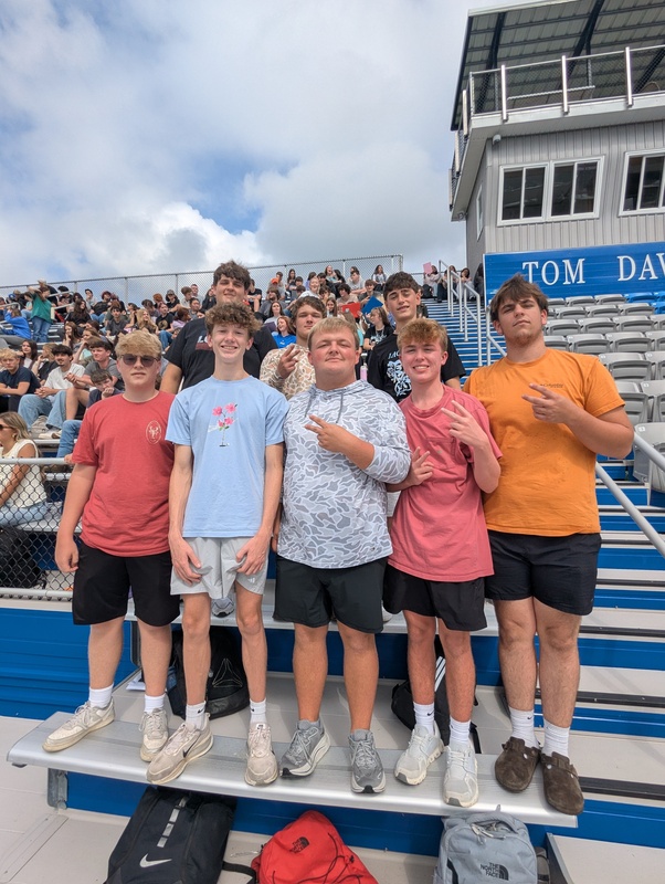Junior Boys in the Stands