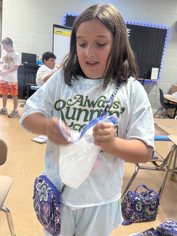 Students experimenting with physical change in science class 
