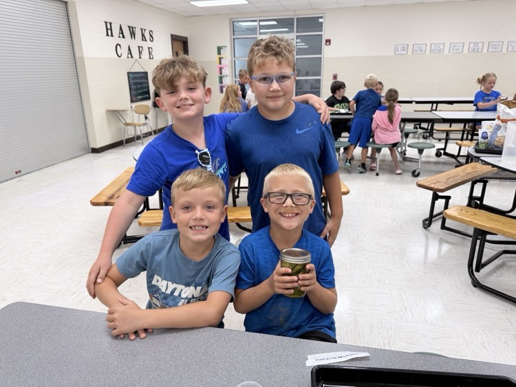 3rd grade students canning pickles