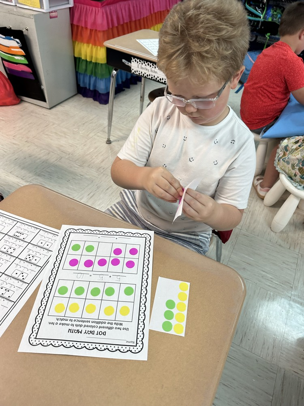 Miss Delk’s class- dot day math