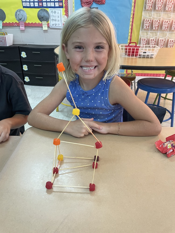 Mrs. Gray’s students making dot structures
