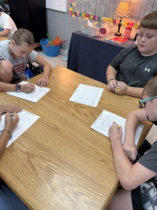 6th grade students