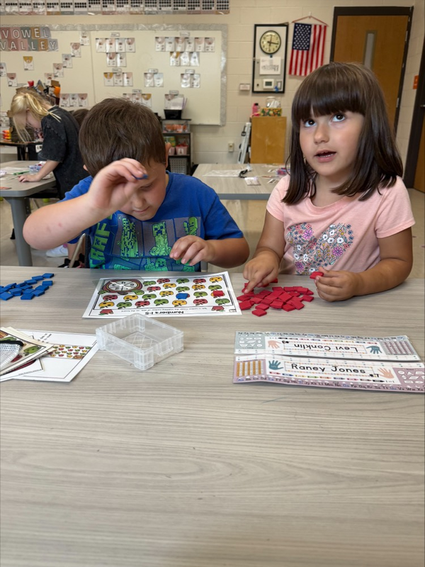 kindergarten math centers 