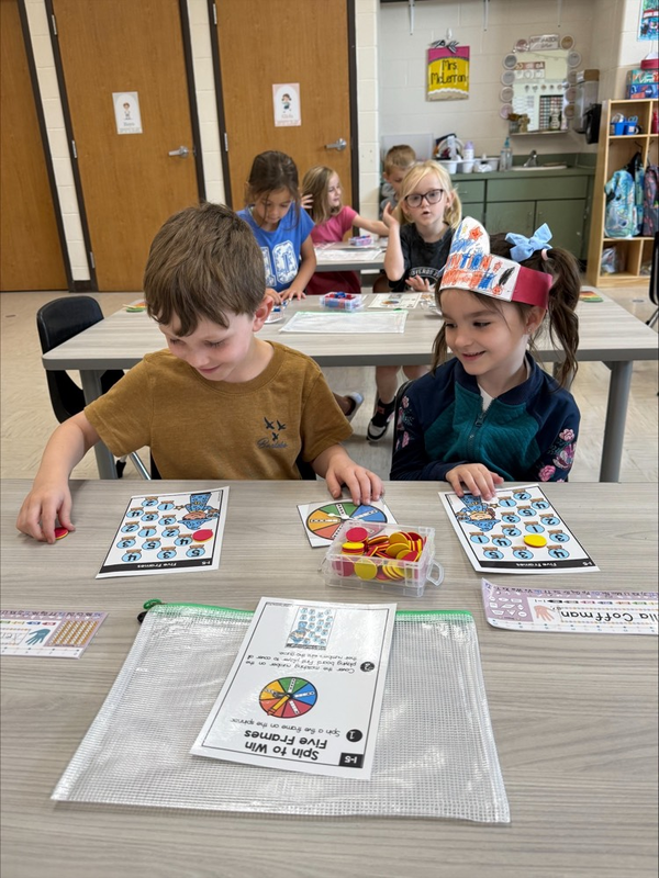 kindergarten math centers 