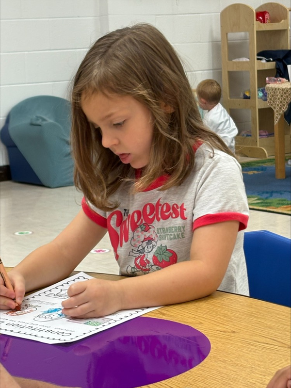 pre-k celebrating Constitution Day