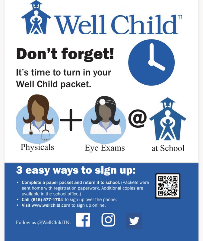 well child check eye exam