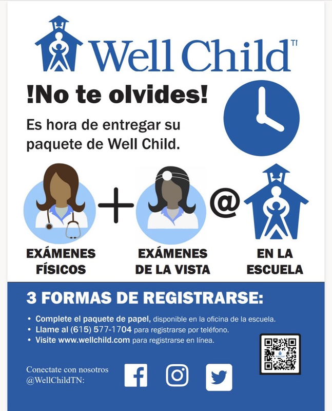 well child flyer