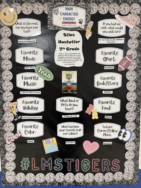 board of favorite things 