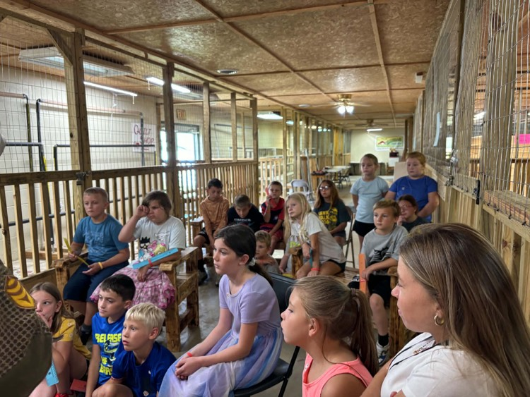 3rd grade students rotate through 13 stations at Farm Bureau’s Ag Day
