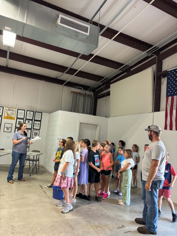 3rd grade students rotate through 13 stations at Farm Bureau’s Ag Day