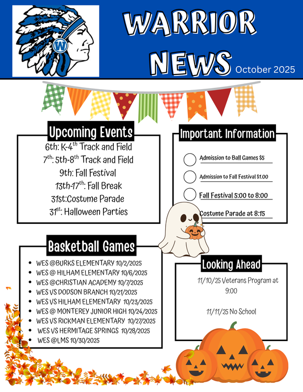October Newsletter