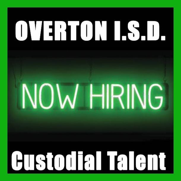 Now Hiring Custodial Talent