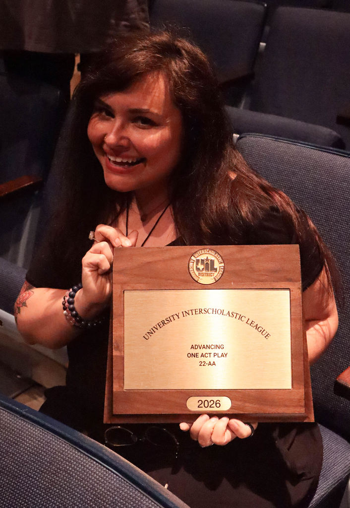 Ms. Riley with Plaque