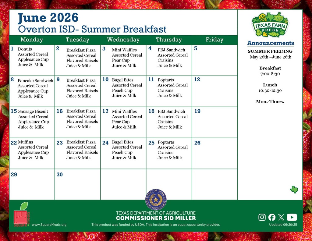 June 2026 Breakfast
