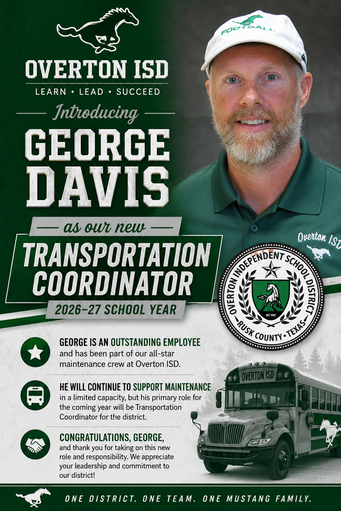 Announcing George Davis as OISD Transportation Director