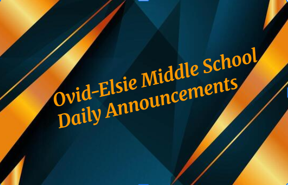 Daily Announcements