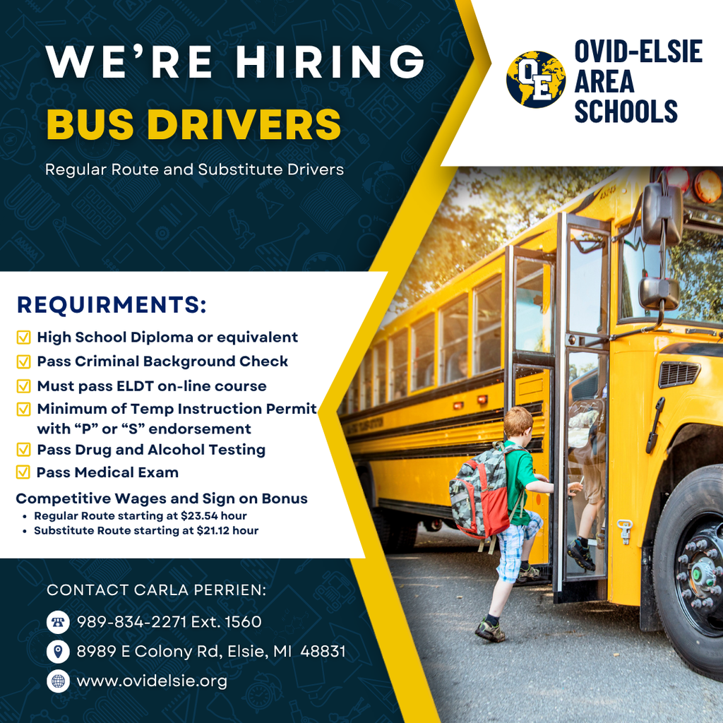 We're Hiring Bus Drivers