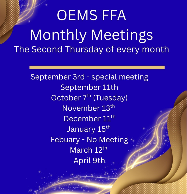 MS FFA Meetings