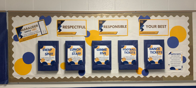 High School Marauder Raffle Board
