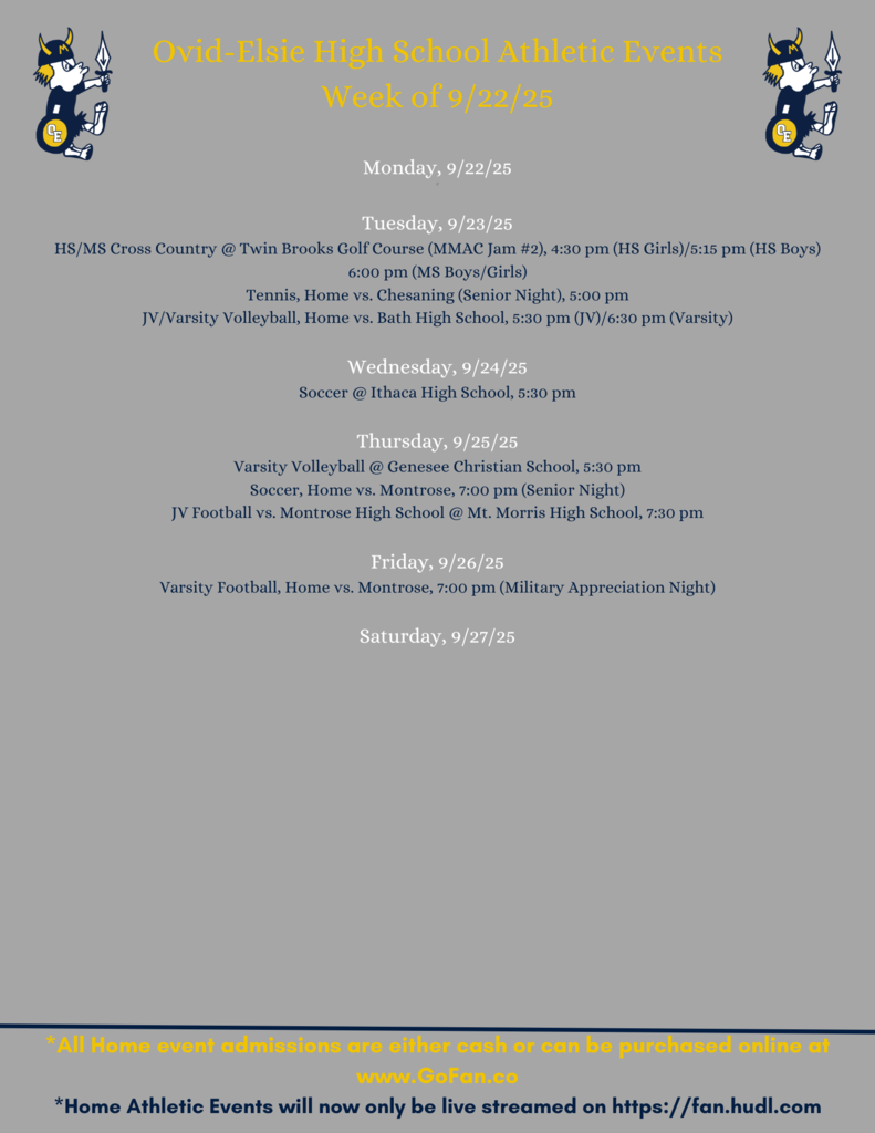 Athletics week of 9/22/25