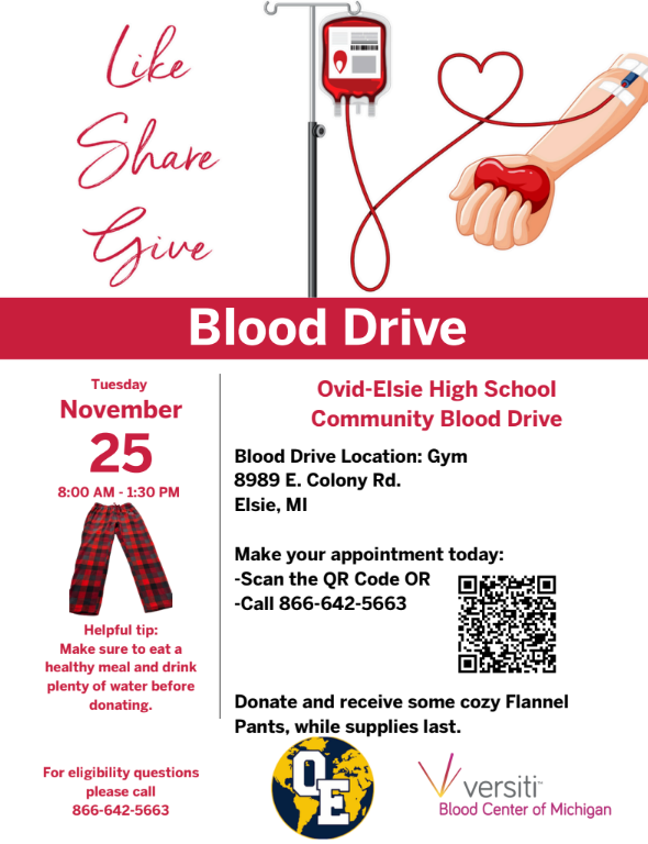Blood Drive Flyer