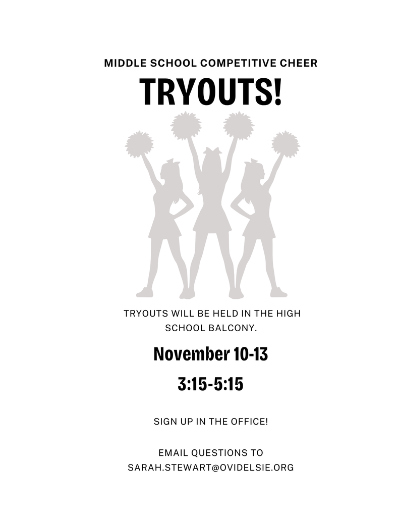 Cheer Tryouts