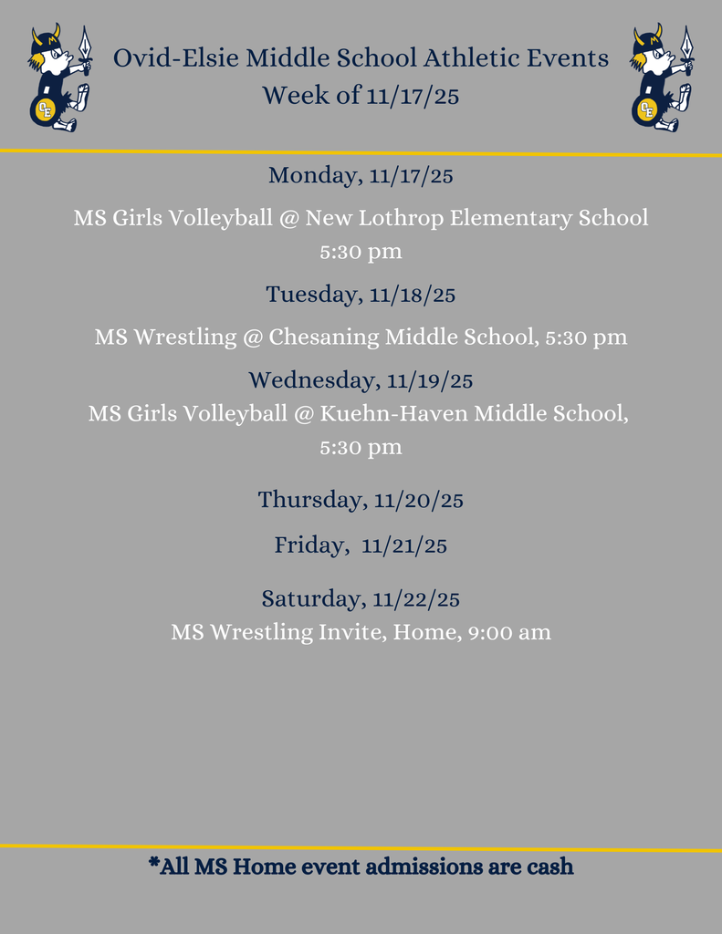 Athletics - week of 11/17/25