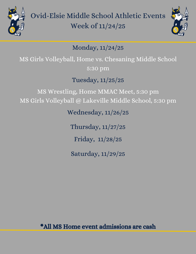 Athletics - week of 11/24/25