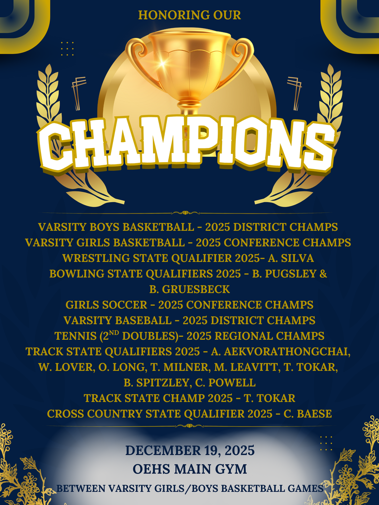 Champions Night 12/8/25