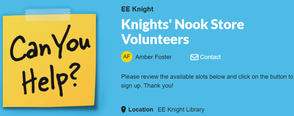 Can you help? EEK is looking for volunteers!