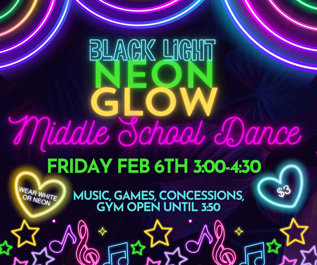 Neon Glow Dance Flyer