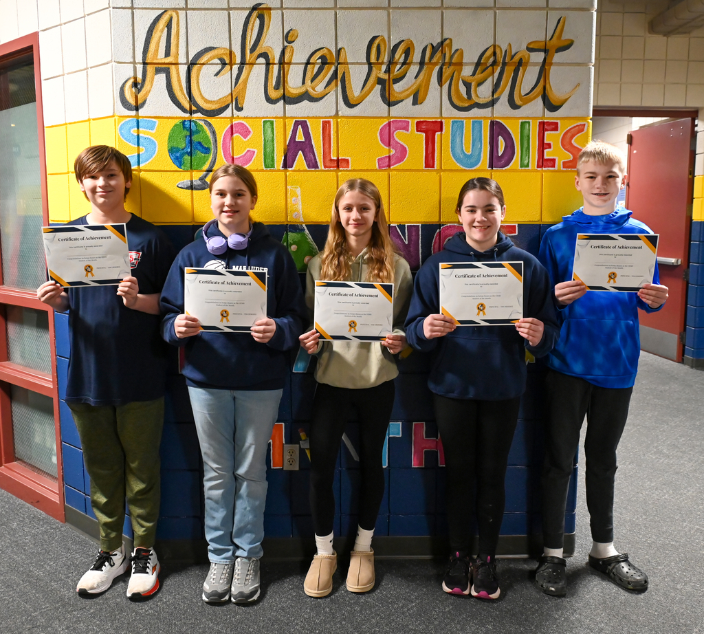 January Students of the Month