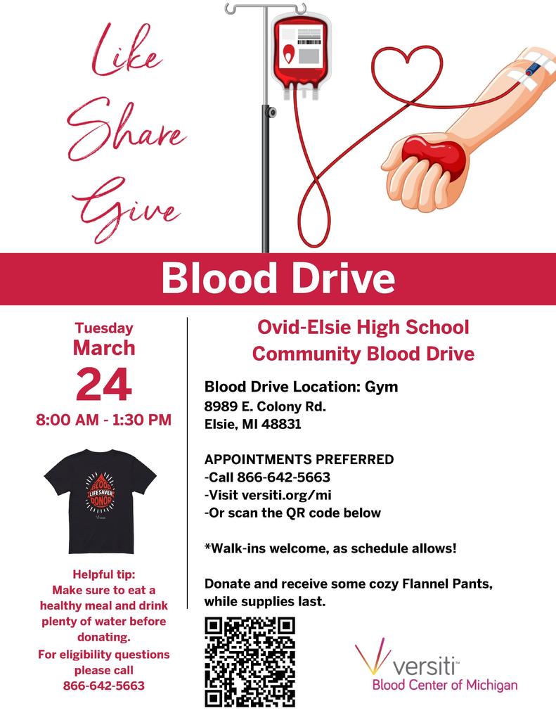 Blood Drive Flyer