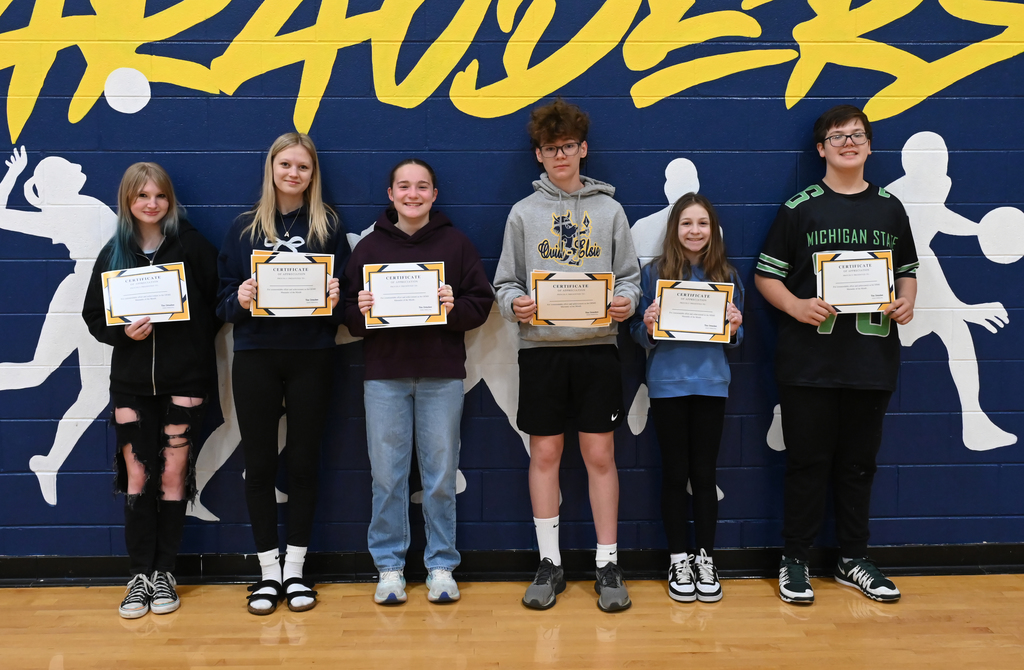 Shelby M. Aaliyah L. Grace T. Easton C. Bailey K. Colton W. 